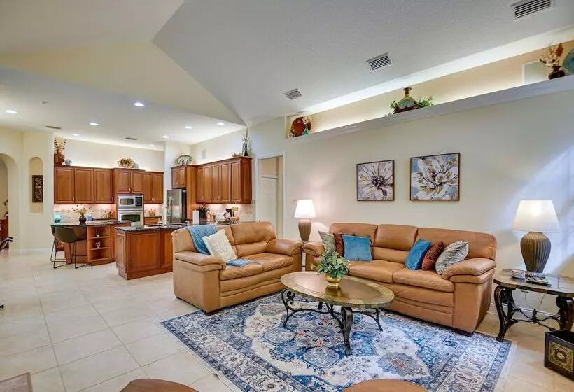 Breezy Palm Coast Golf Retreat W/ Pool + Lanai!
