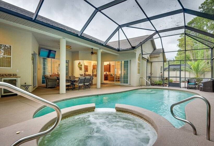 Breezy Palm Coast Golf Retreat W/ Pool + Lanai!