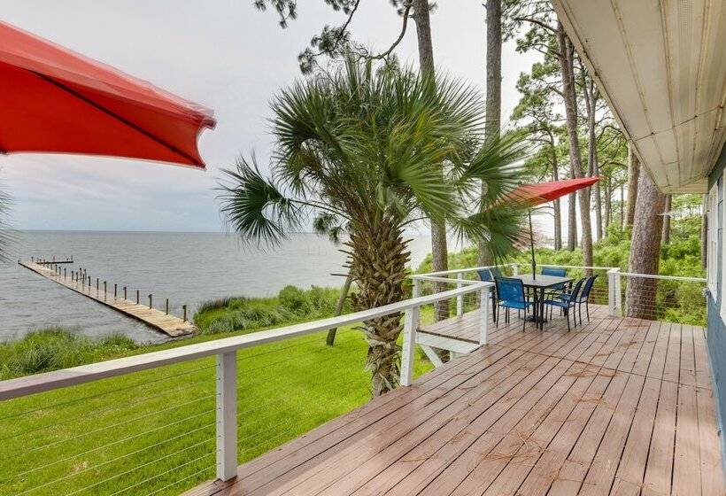 Carrabelle Retreat W/ Boat Dock + Views Of Gulf!