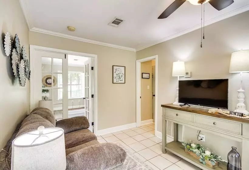 Waveland Retreat W/ Yard: Walkable Location