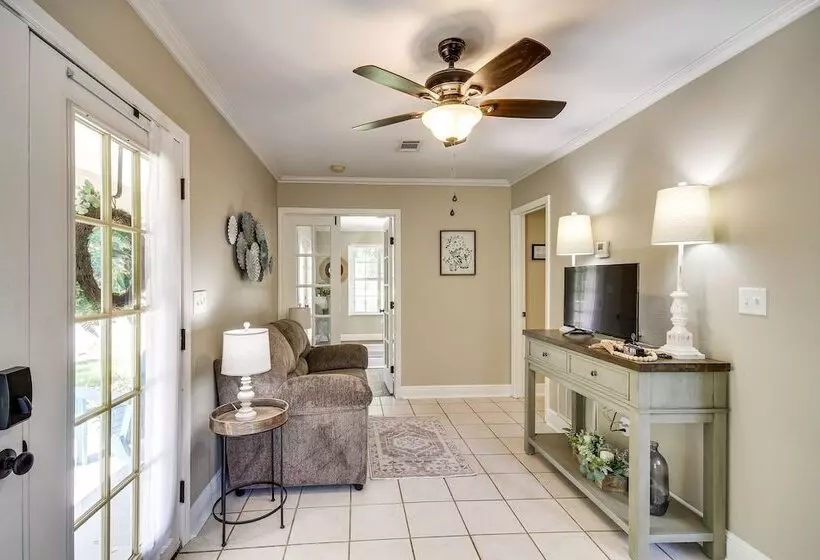 Waveland Retreat W/ Yard: Walkable Location