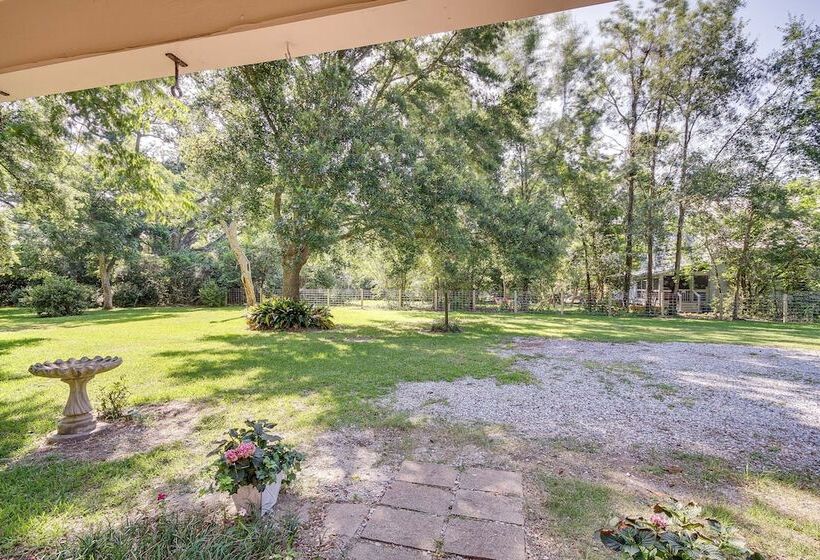 Waveland Retreat W/ Yard: Walkable Location