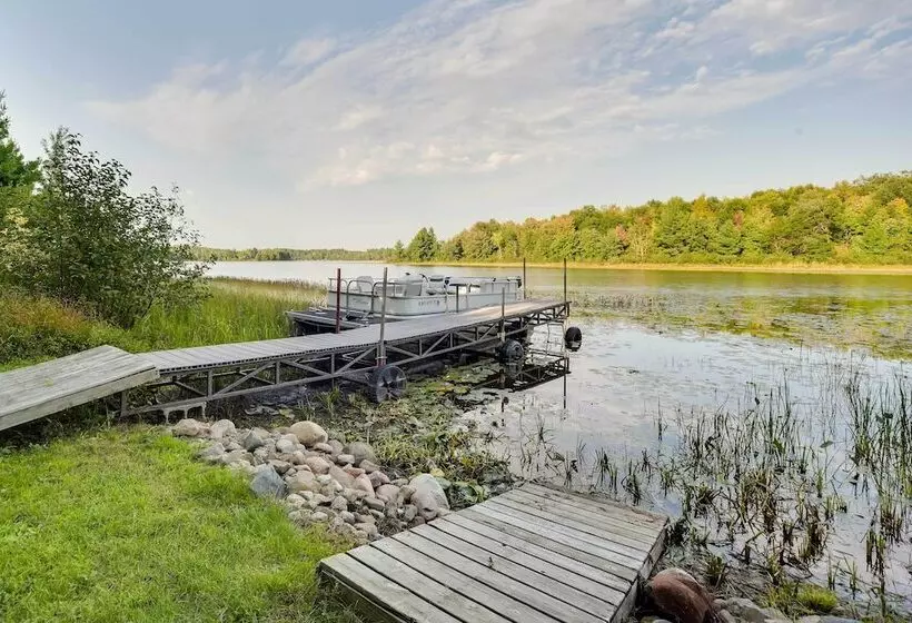 Waterfront Webster Cabin W/ Dock On Warner Lake!