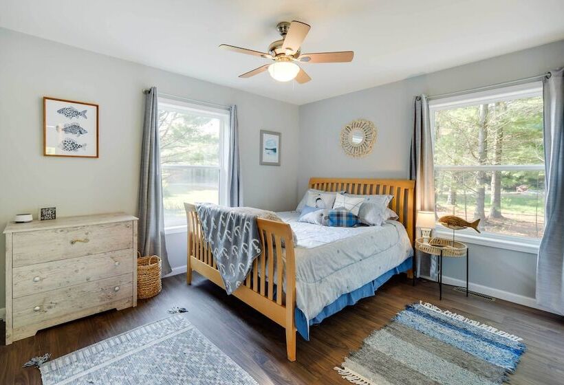 Waterfront Webster Cabin W/ Dock On Warner Lake!