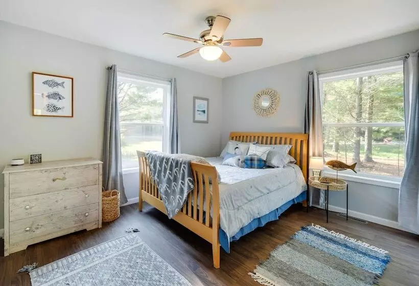 Waterfront Webster Cabin W/ Dock On Warner Lake!