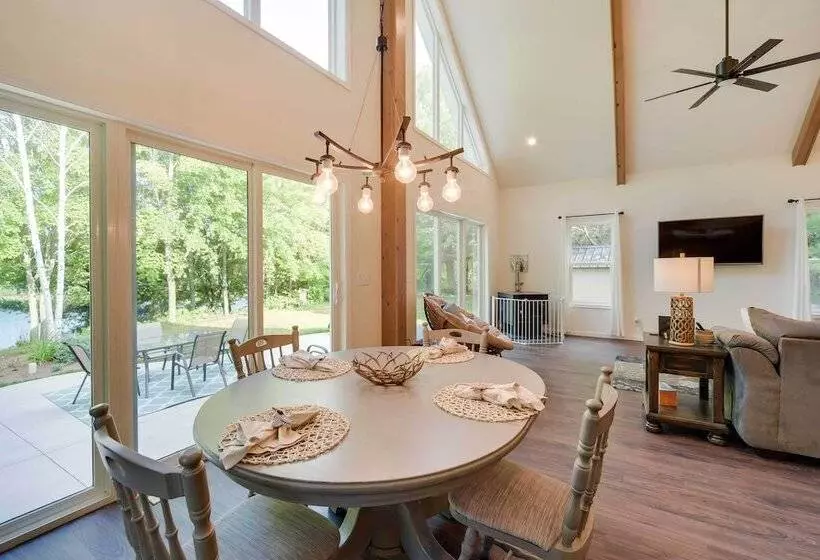 Waterfront Webster Cabin W/ Dock On Warner Lake!