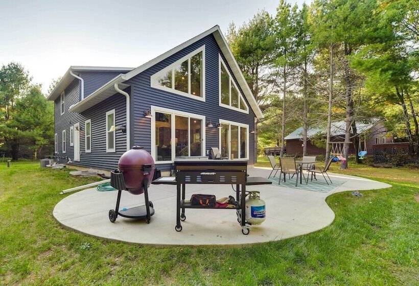 Waterfront Webster Cabin W/ Dock On Warner Lake!