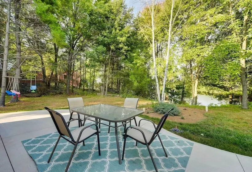 Waterfront Webster Cabin W/ Dock On Warner Lake!