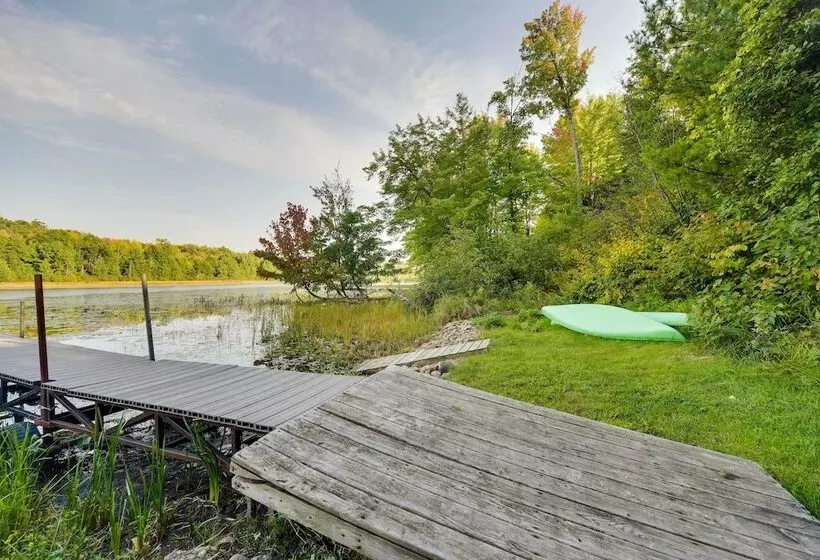 Waterfront Webster Cabin W/ Dock On Warner Lake!