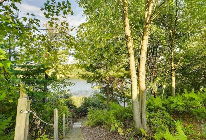 Waterfront Webster Cabin W/ Dock On Warner Lake!