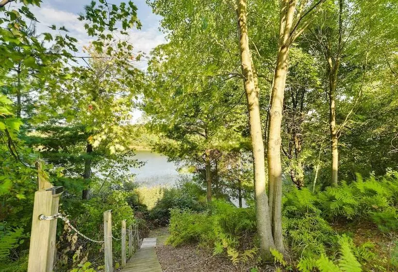 Waterfront Webster Cabin W/ Dock On Warner Lake!