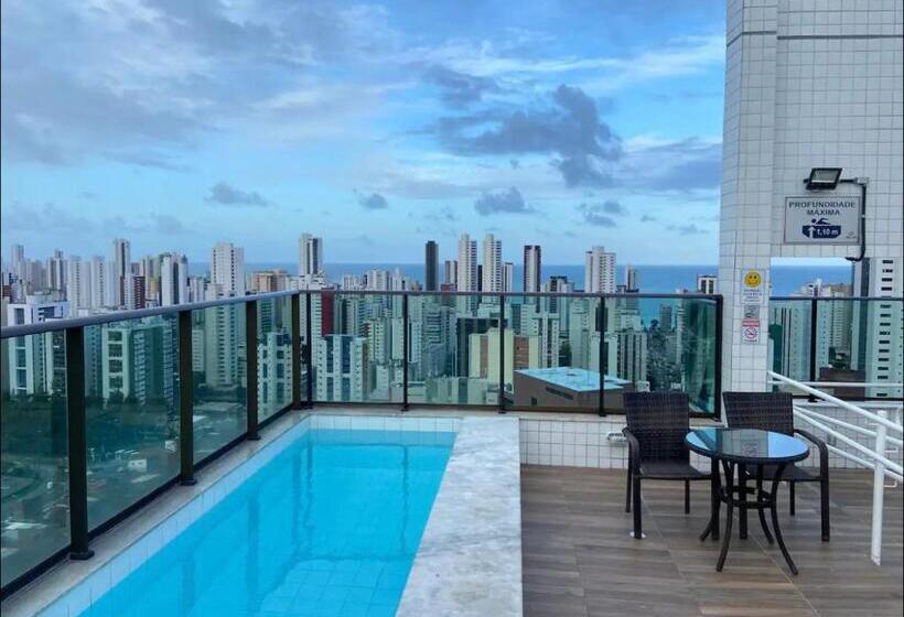 Flat No Coração De Boa Viagem