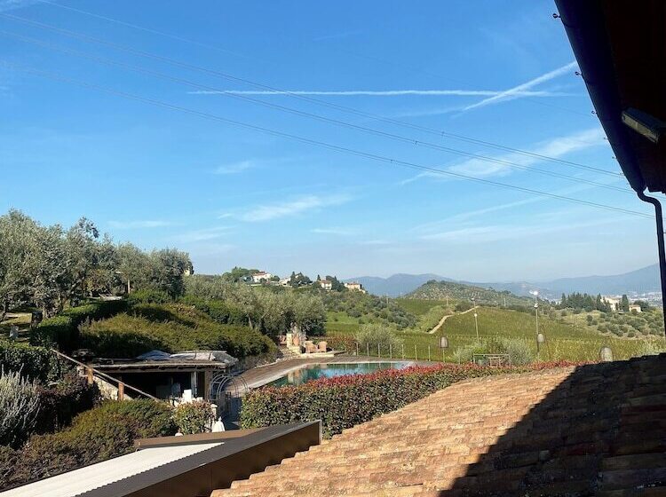 Room In B&b Sottotono Agriturismo With Swimming Pool On Florence Surrounded By Greenery