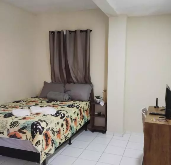 ホテル Pousada E Camping Claiô 3 Suíte Estrela