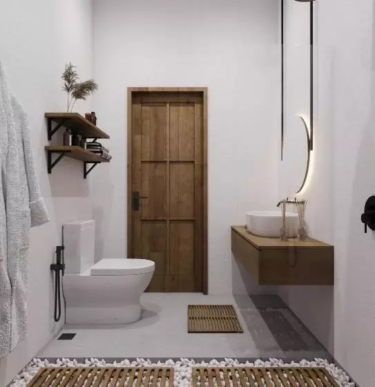 ホテル Sarang Apartments By Evdekimi Ubud