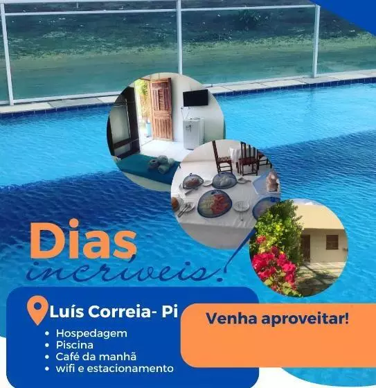 ホテル Pousada Canto Do Mar Luís Correia