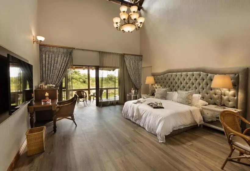 ホテル Kingfisher Villa In Mabula Game Reserve