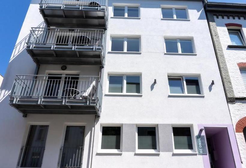 ホテル Boardinghouse Living28 Aachen