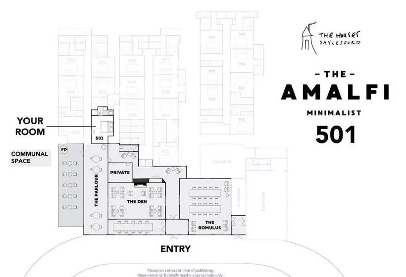モーテル The Amalfi Minimalist Room 501