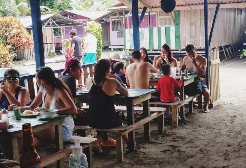 ユースホステル Cabañas En Playa La Barra