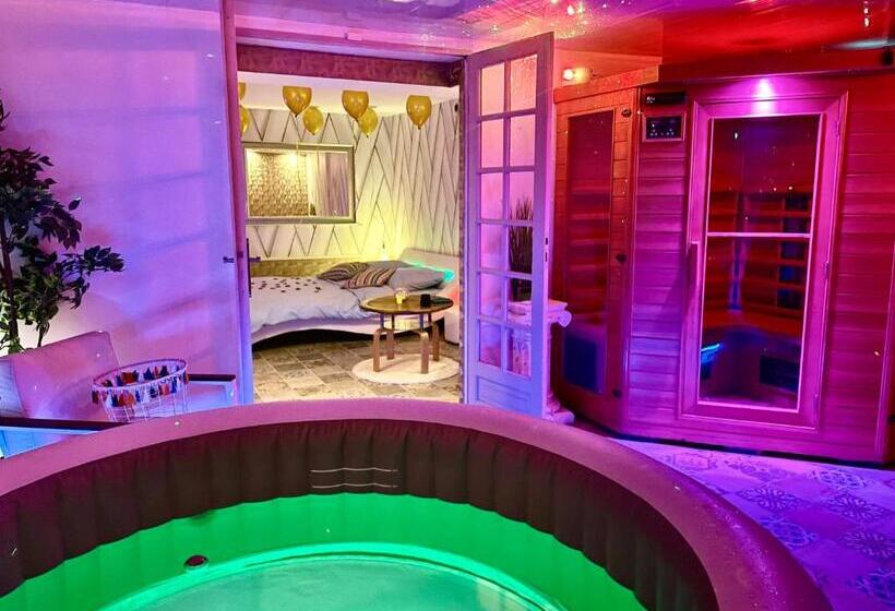 酒店 Espace Détente Jacuzzi Sauna