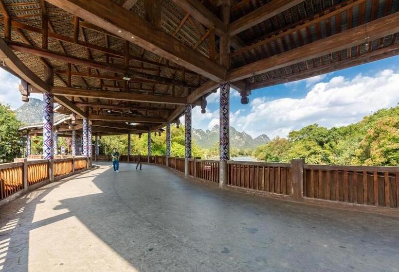 Hotel Serene Vale Inn Guilin Free One Way Pick Up Service To High Speed Railway Station For 2 Nights