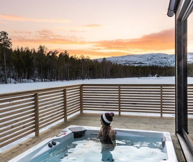 Отель Flatmoen Natur Lodge