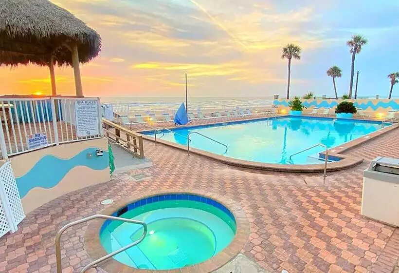 Open For 2025 Speedweeks Daytona 500   Beachfront Studio   Private Balcony With Ocean View   Pool