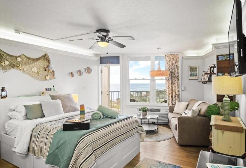 Open For 2025 Speedweeks Daytona 500   Beachfront Studio   Private Balcony With Ocean View   Pool