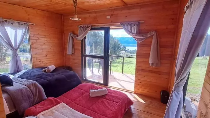 ホテル Hospedaje Cabaña Guatavita Finca Las Acacias