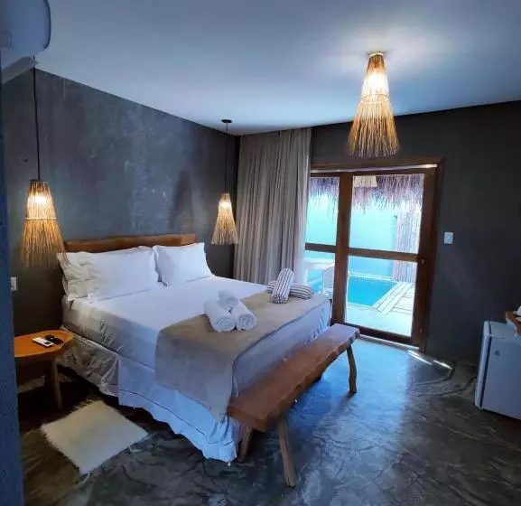 ホテル Pousada Villa Uçá Milagres