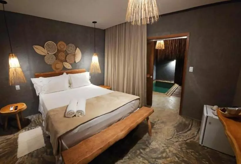 ホテル Pousada Villa Uçá Milagres