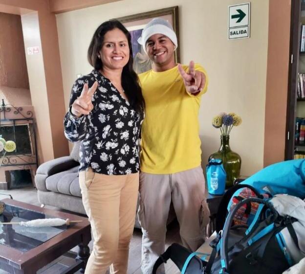 مبيت وإفطار De Turistas Huaraz Habitación Triple