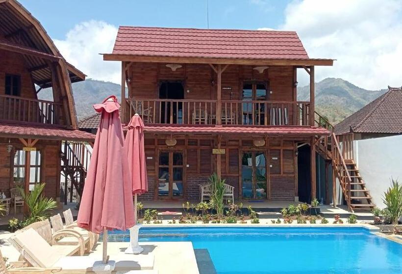 منتجع Melasti Mountain Villa, Amed Bali   Agung Room 1