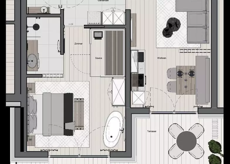 ホテル Jaggling Appartements