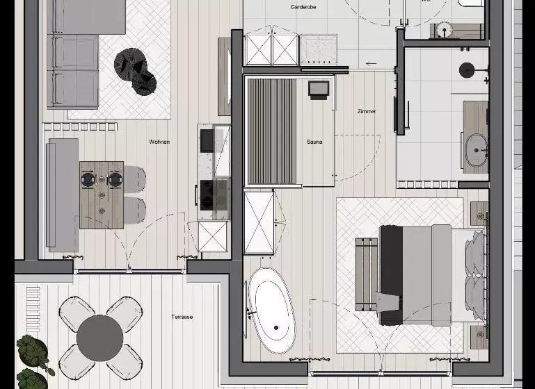 ホテル Jaggling Appartements