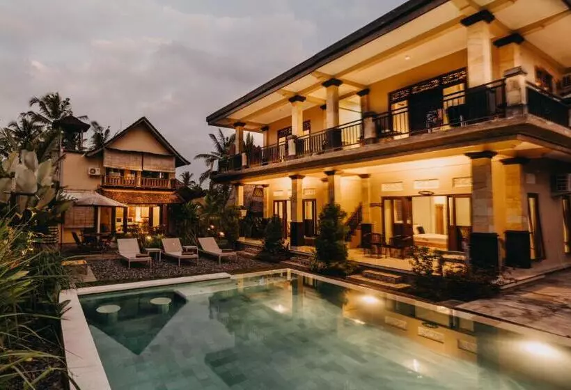 Aamiaismajoitus (B&B) Ubud Shanti Rice Field House By Supala