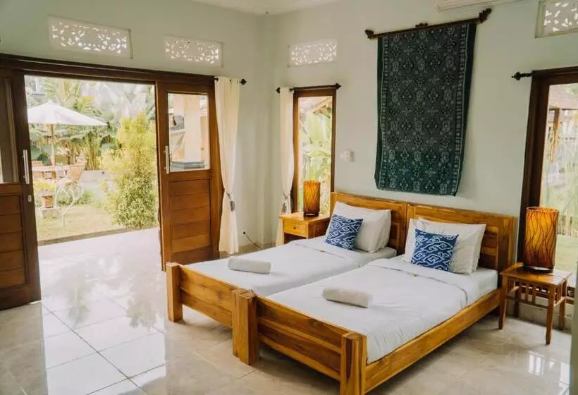 Aamiaismajoitus (B&B) Ubud Shanti Rice Field House By Supala