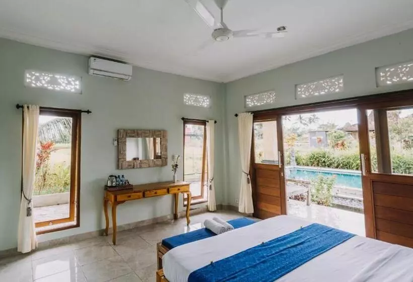Aamiaismajoitus (B&B) Ubud Shanti Rice Field House By Supala