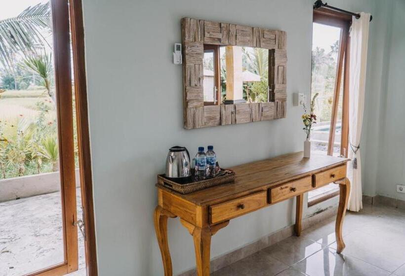 住宿加早餐 Ubud Shanti Rice Field House By Supala