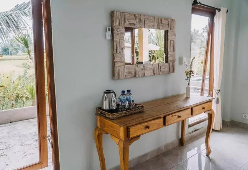 Aamiaismajoitus (B&B) Ubud Shanti Rice Field House By Supala