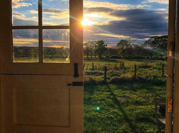 Shepherd Hut Glamping In Northumberland
