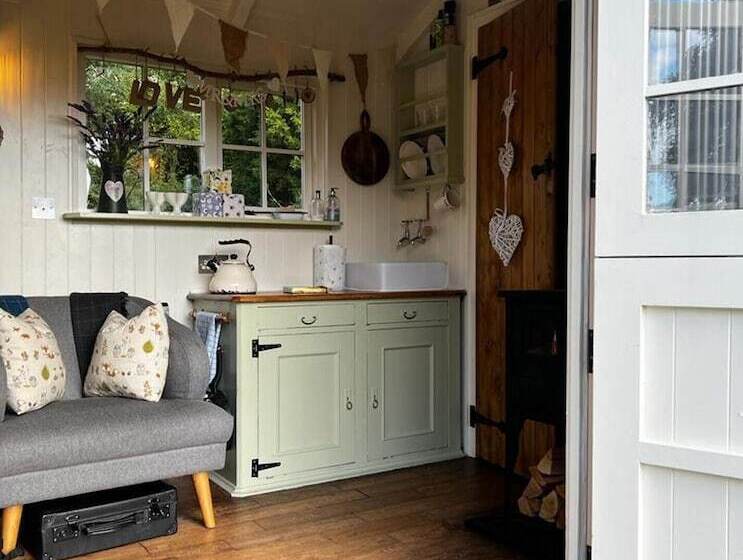 Shepherd Hut Glamping In Northumberland