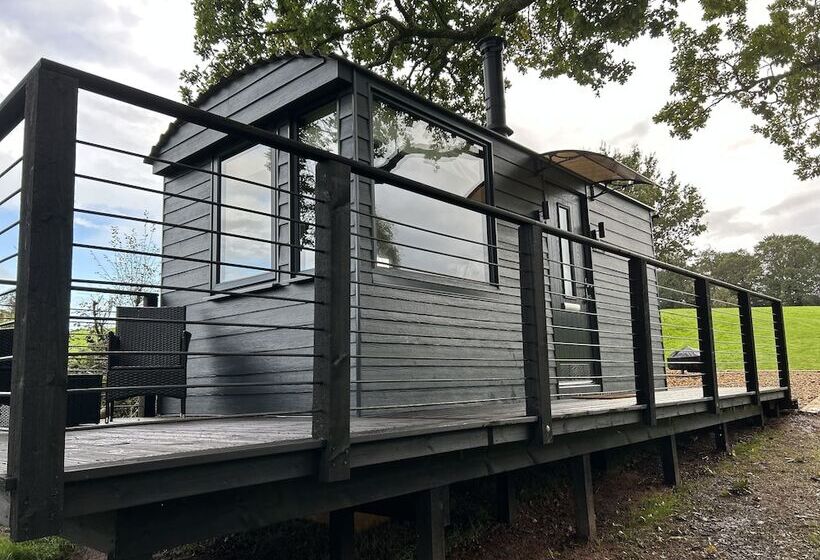 호텔 Stunning 1 Bed Luxury Lodge On Teign River