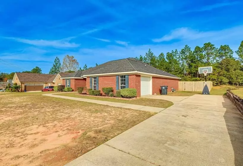 Lovely Prichard Home W/ Yard, Grill & Fireplace!