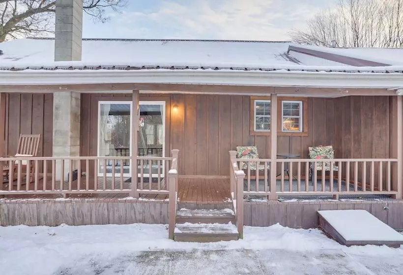 Rustic Middlebury Retreat W/ Yard & Fire Pit!