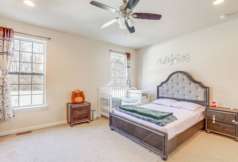 Spacious Ewing Township Home: Home Gym & Deck!