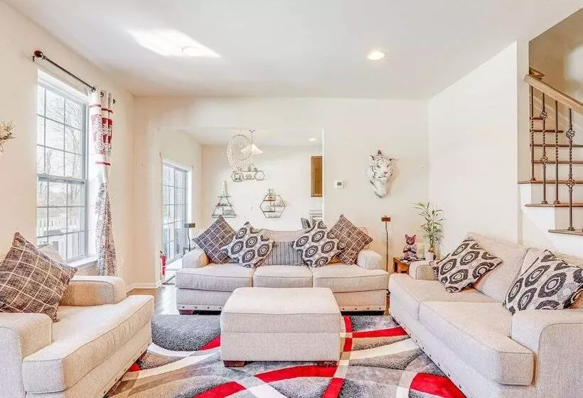 Spacious Ewing Township Home: Home Gym & Deck!