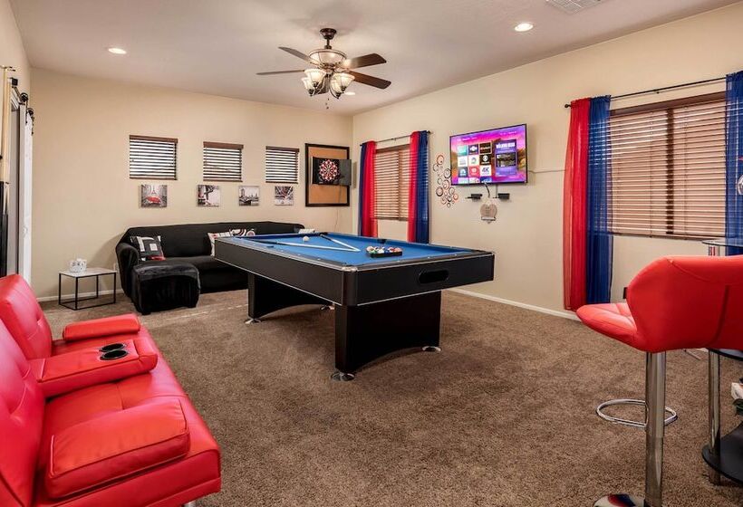 Stylish Surprise Home W/ Private Pool & Game Room!