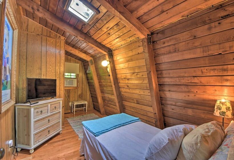 Artist S A Frame Cabin W/ New Interior + Deck